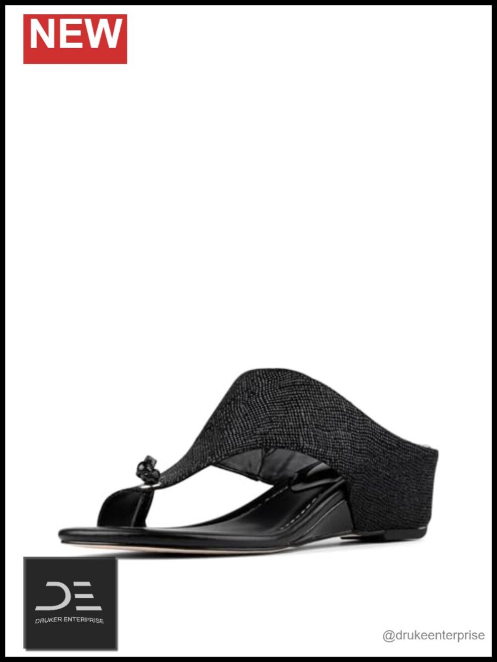 Womens Vivika Wedge Sandals Leather Memory Foam Ankle Strap Slip On